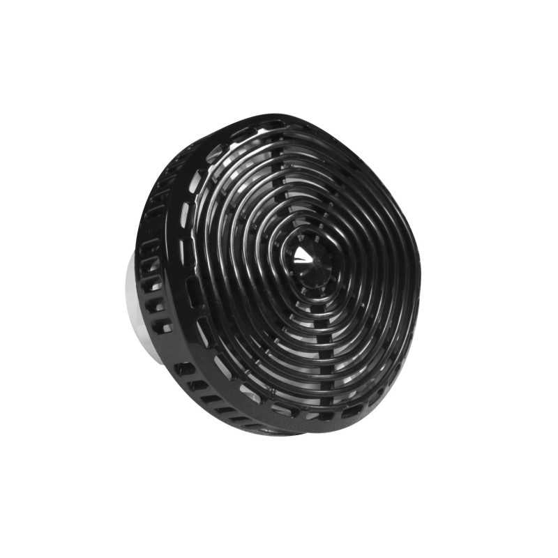 Grille d'aspiration noire