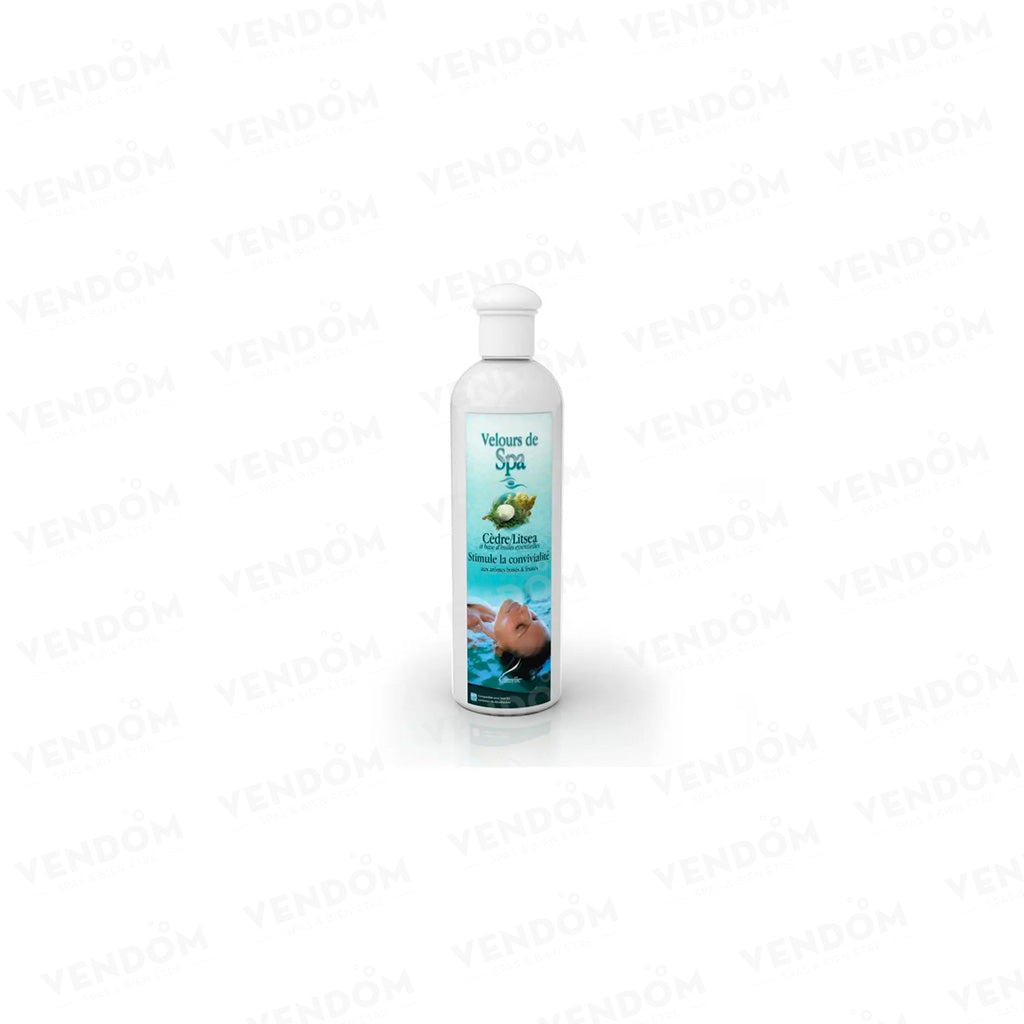 Velours de spa Cèdre et Litsée - Huiles essentielles spa 50cl